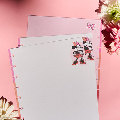 Disney Minnie Mouse Bow Happy - Dot Lined + Dot Grid Classic Filler Paper - 40 Sheets