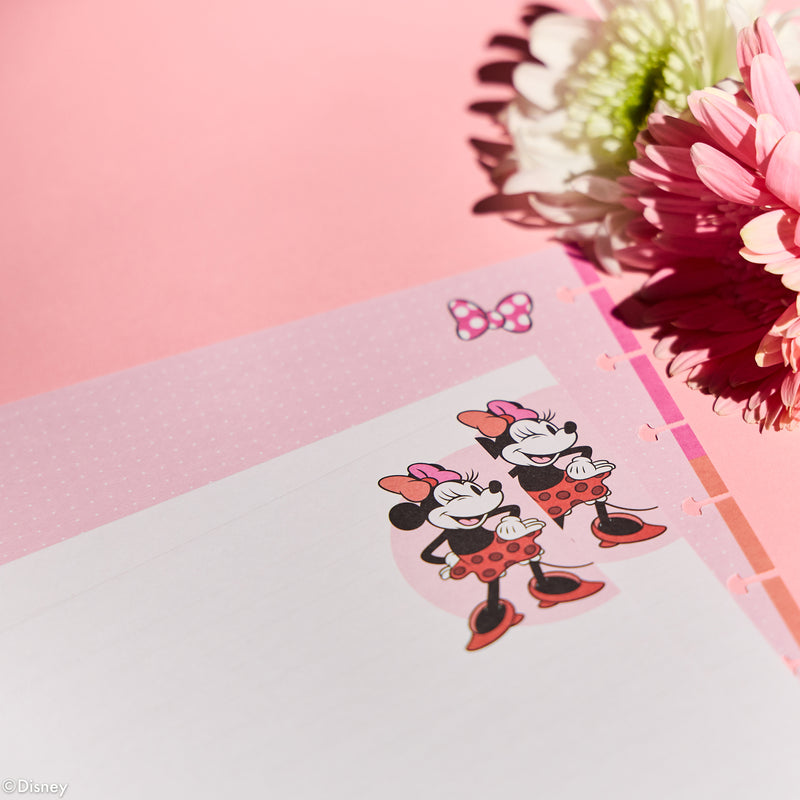 Disney Minnie Mouse Bow Happy - Dot Lined + Dot Grid Classic Filler Paper - 40 Sheets