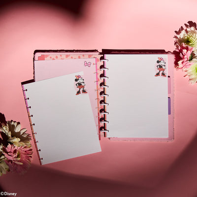 Disney Minnie Mouse Bow Happy - Dot Lined + Dot Grid Classic Filler Paper - 40 Sheets