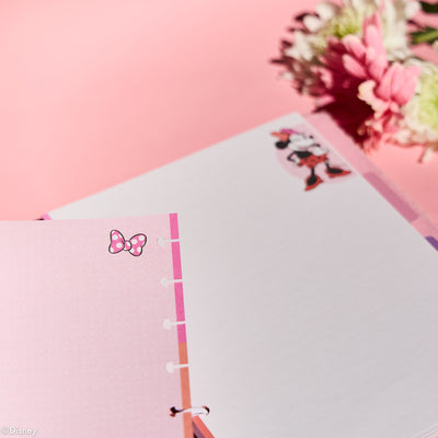 Disney Minnie Mouse Bow Happy - Dot Lined + Dot Grid Classic Filler Paper - 40 Sheets
