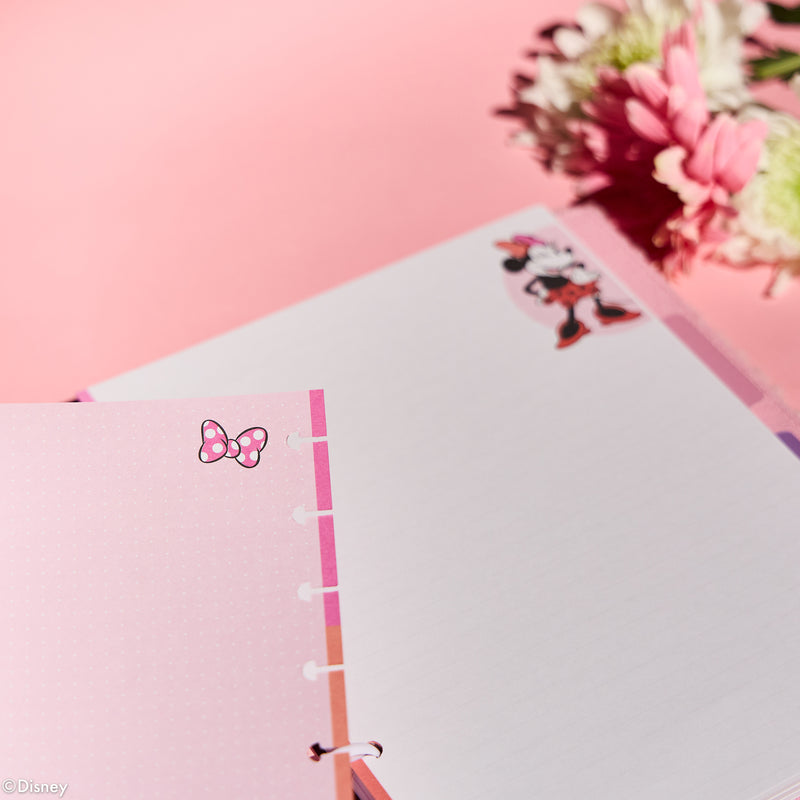 Disney Minnie Mouse Bow Happy - Dot Lined + Dot Grid Classic Filler Paper - 40 Sheets