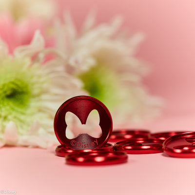 Disney Minnie Mouse Red Bow Cut Out - Medium Metal Disc Set