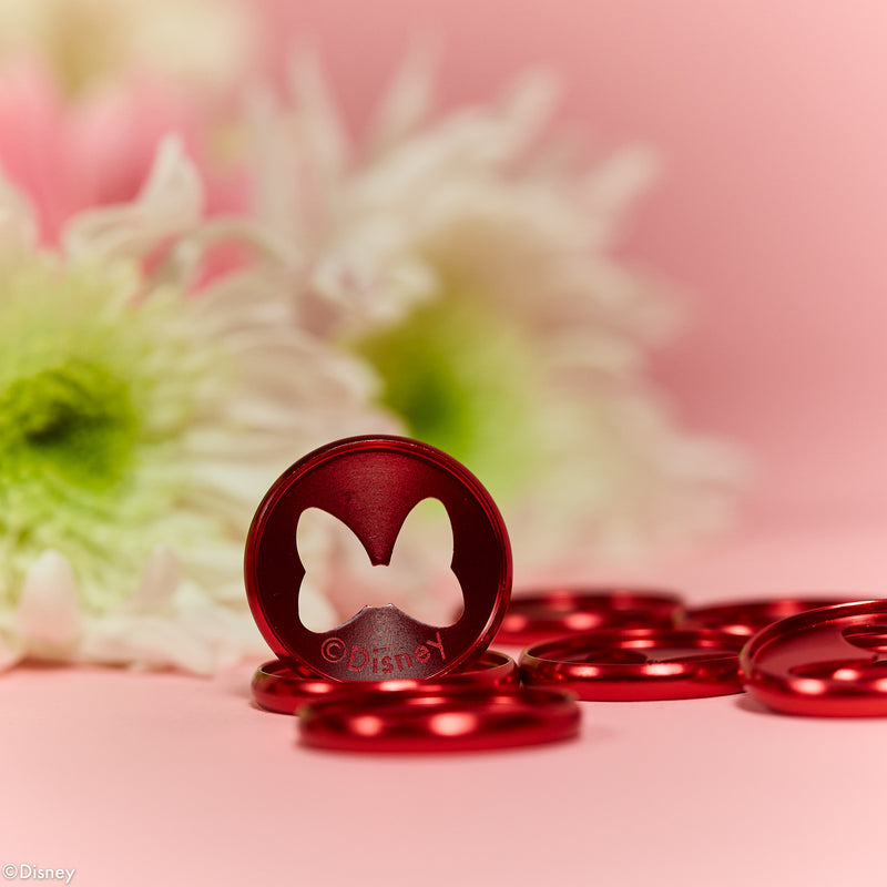 Disney Minnie Mouse Red Bow Cut Out - Medium Metal Disc Set