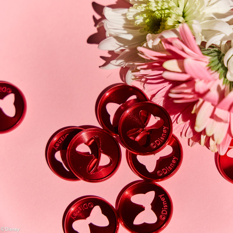 Disney Minnie Mouse Red Bow Cut Out - Medium Metal Disc Set