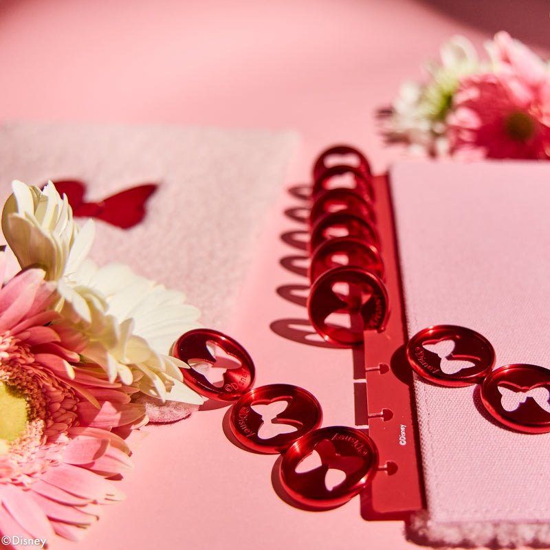 Disney Minnie Mouse Red Bow Cut Out - Medium Metal Disc Set