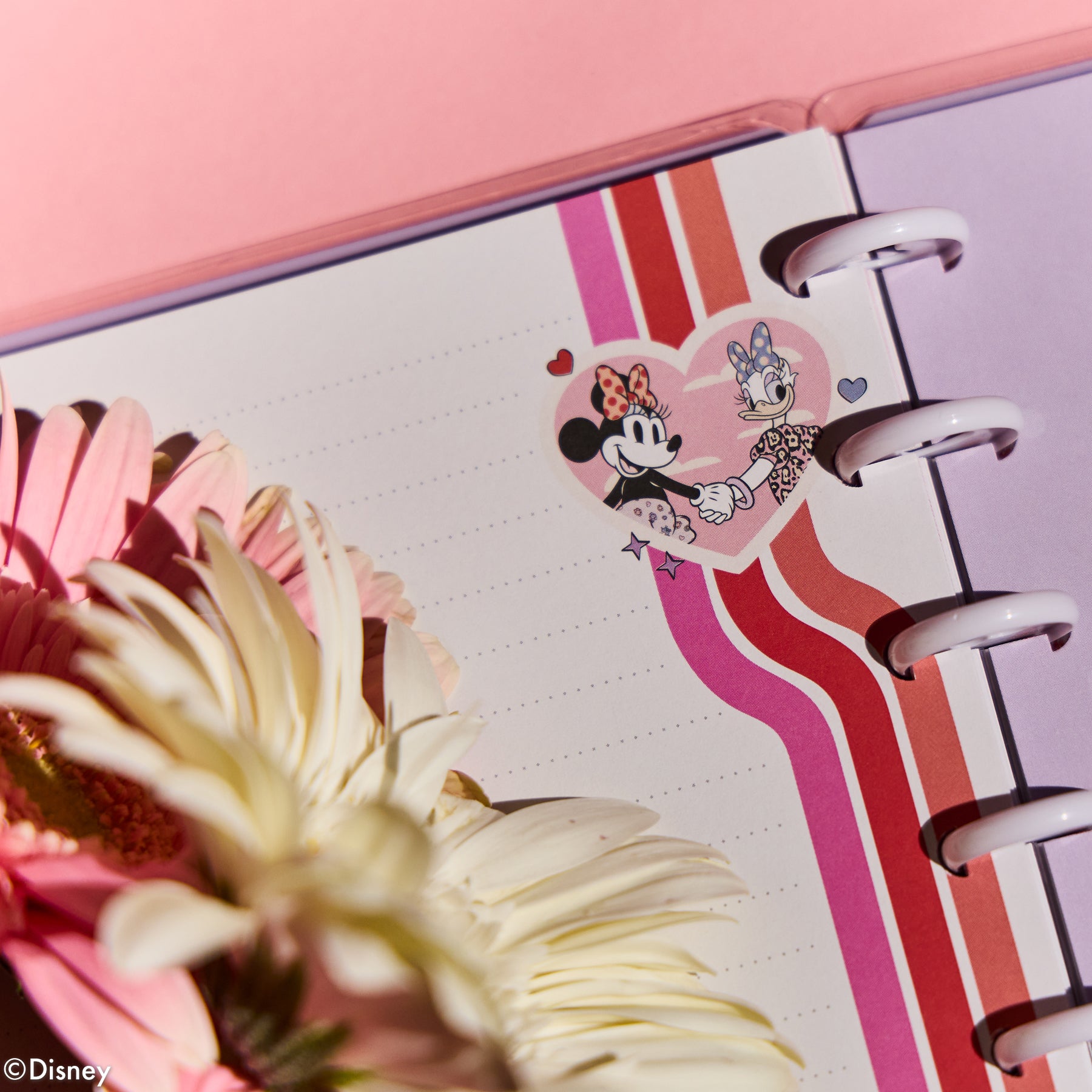 Mini Mouse Notebook Disney Minnie Mouse Bow Happy - Dotted Lined Classic Notebook - 60 She ...