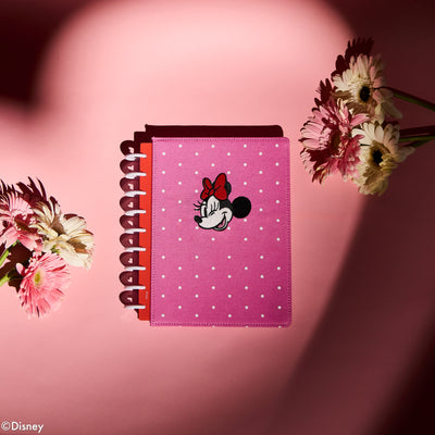 Undated SPECIALTY Disney Minnie Mouse Bow Happy Customizable Planner - Classic Vertical Layout - 12 Months