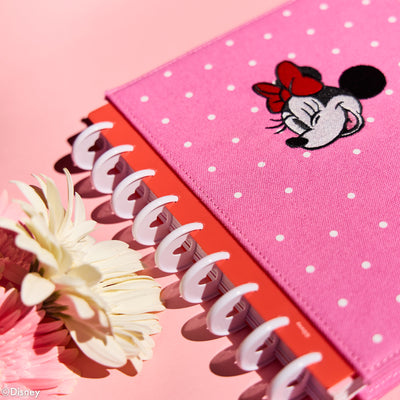 Undated SPECIALTY Disney Minnie Mouse Bow Happy Customizable Planner - Classic Vertical Layout - 12 Months