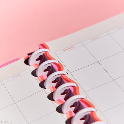 Undated SPECIALTY Disney Minnie Mouse Bow Happy Customizable Planner - Classic Vertical Layout - 12 Months