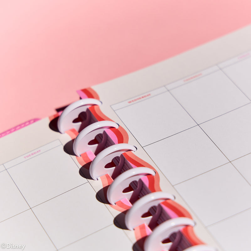 Undated SPECIALTY Disney Minnie Mouse Bow Happy Customizable Planner - Classic Vertical Layout - 12 Months