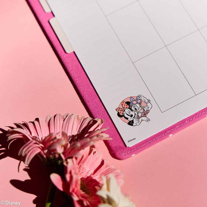 Undated SPECIALTY Disney Minnie Mouse Bow Happy Customizable Planner - Classic Vertical Layout - 12 Months