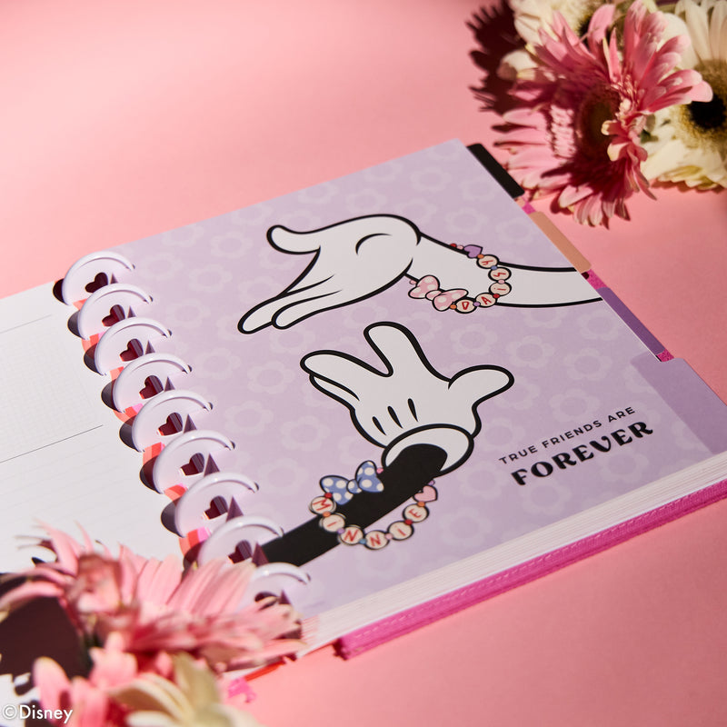 Undated SPECIALTY Disney Minnie Mouse Bow Happy Customizable Planner - Classic Vertical Layout - 12 Months