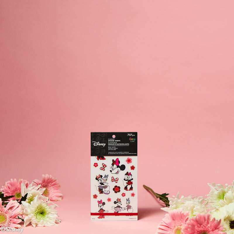 Disney Minnie Mouse Bow Happy - Value Pack Stickers