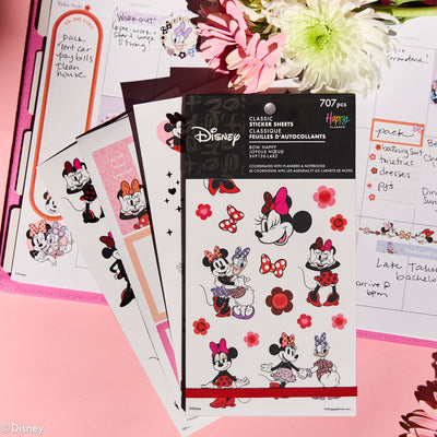 Disney Minnie Mouse Bow Happy - Value Pack Stickers