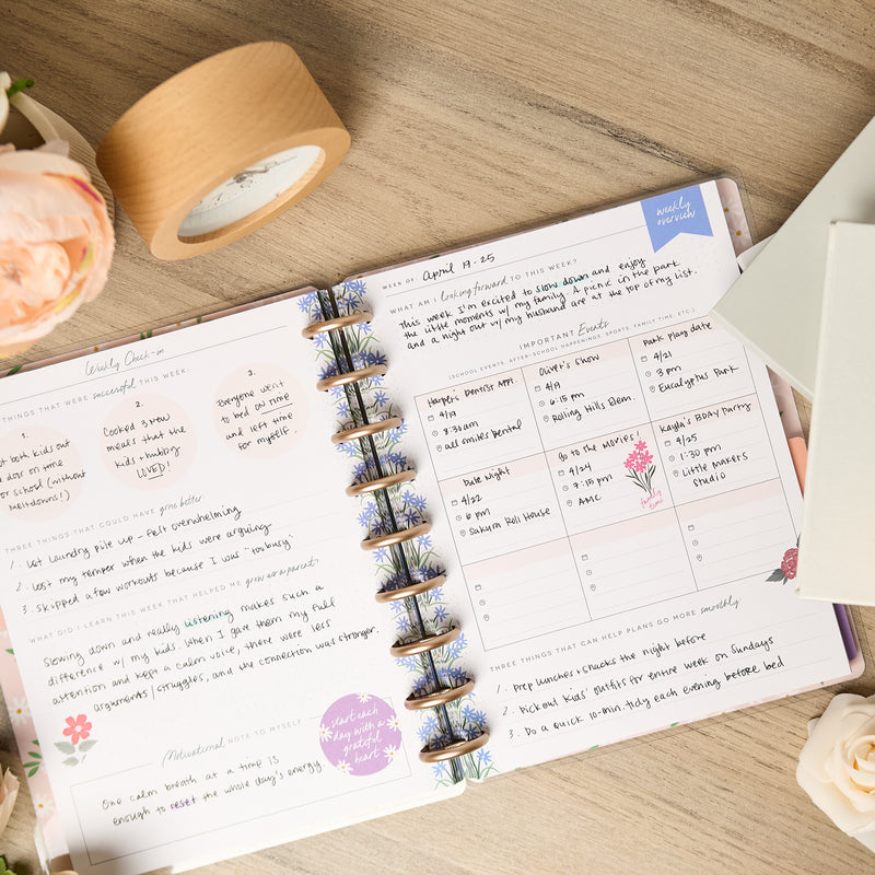 Cool Bloom Parenting - Classic Guided Parenting Journal - 80 Sheets