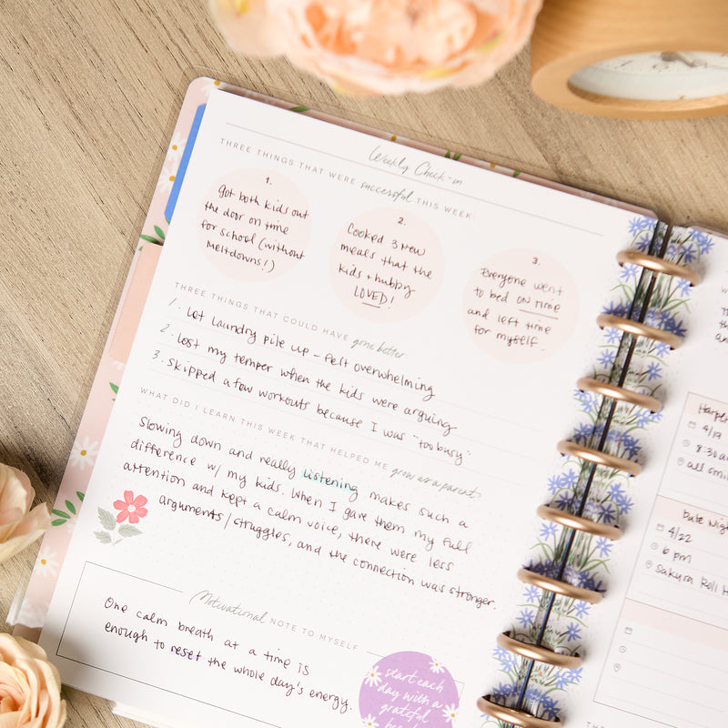 Cool Bloom Parenting - Classic Guided Parenting Journal - 80 Sheets