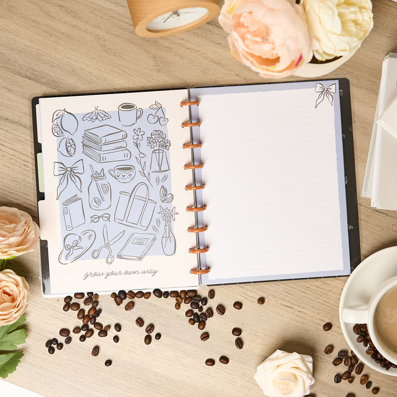 Café Coquette - Dotted Lined Classic Notebook - 60 Sheets