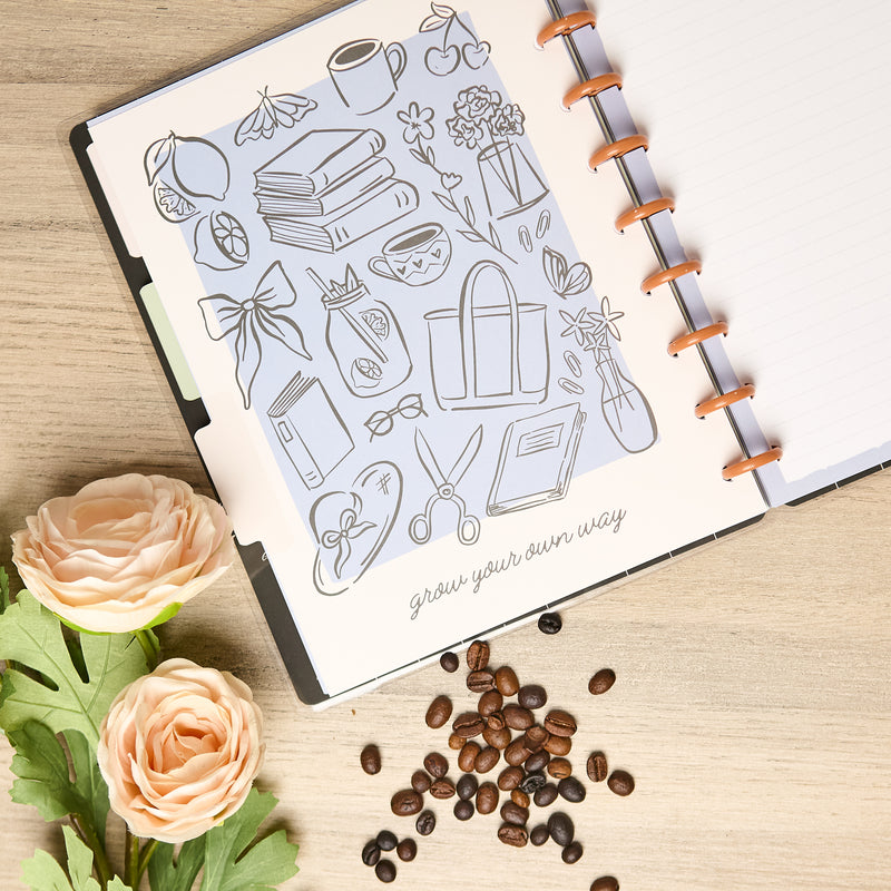 Café Coquette - Dotted Lined Classic Notebook - 60 Sheets