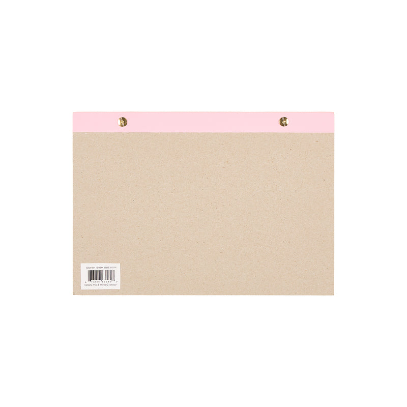 Blushed - Gilded Edge Undated Weekly Desktop Calendar