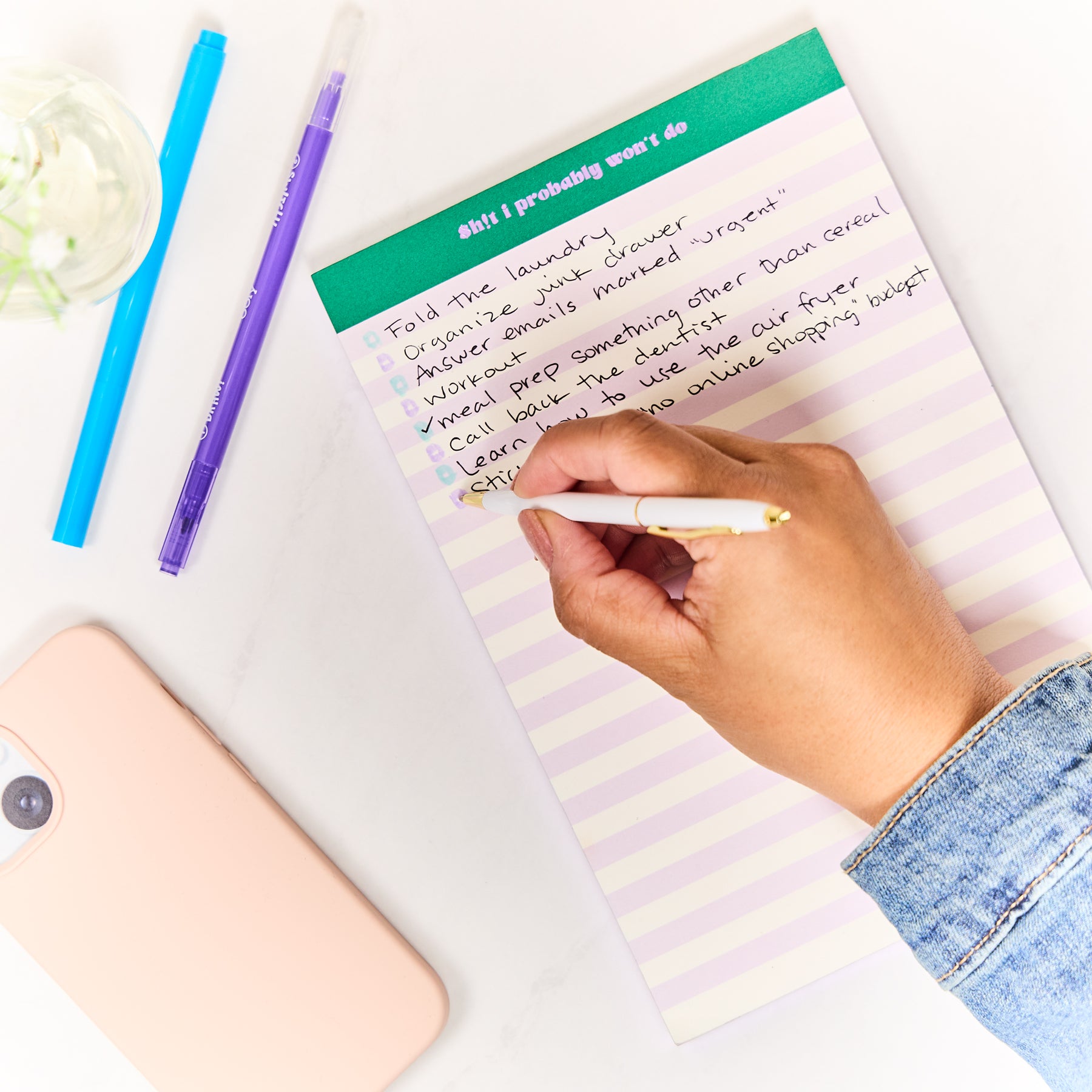 Current Mood - Gilded Edge Notepad – Happy Planner