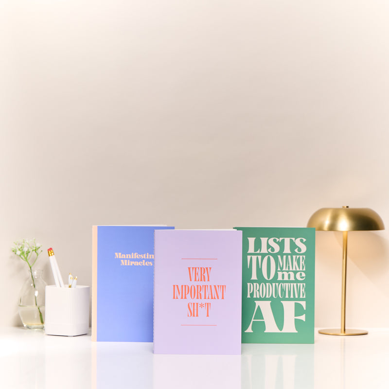 Current Mood - Small Saddle Stitch Journals - 3 Pack