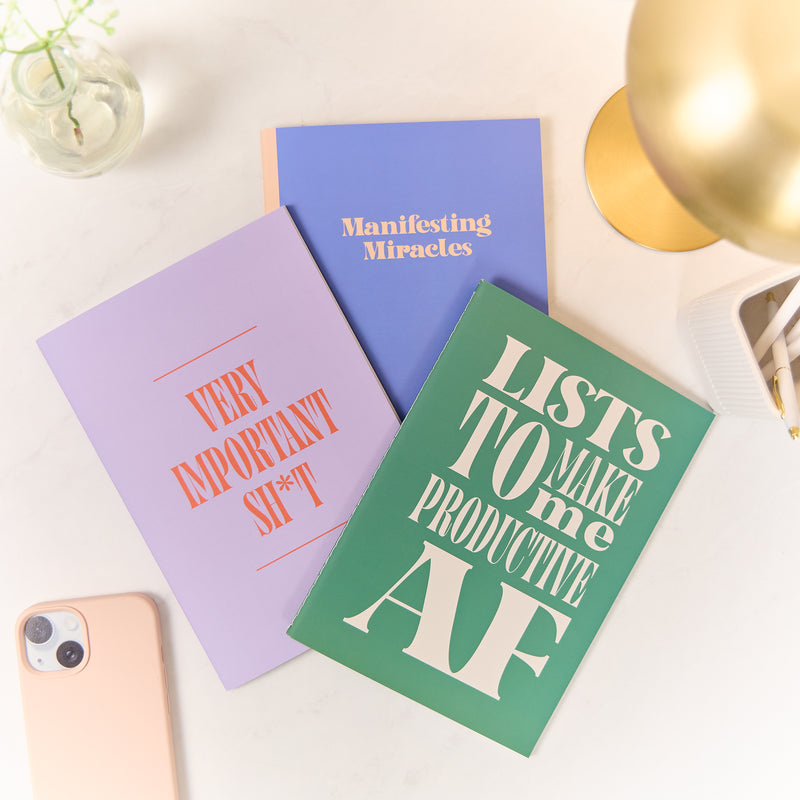 Current Mood - Small Saddle Stitch Journals - 3 Pack