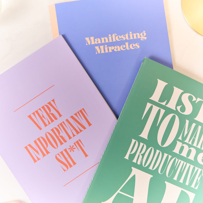 Current Mood - Small Saddle Stitch Journals - 3 Pack