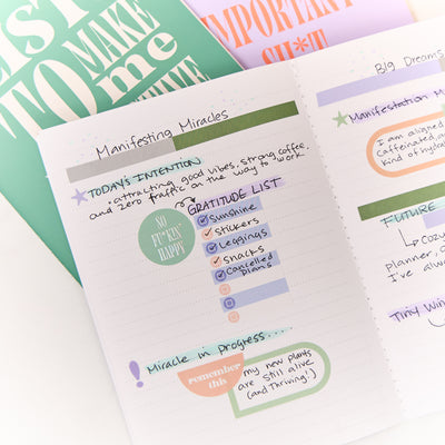 Current Mood - Small Saddle Stitch Journals - 3 Pack