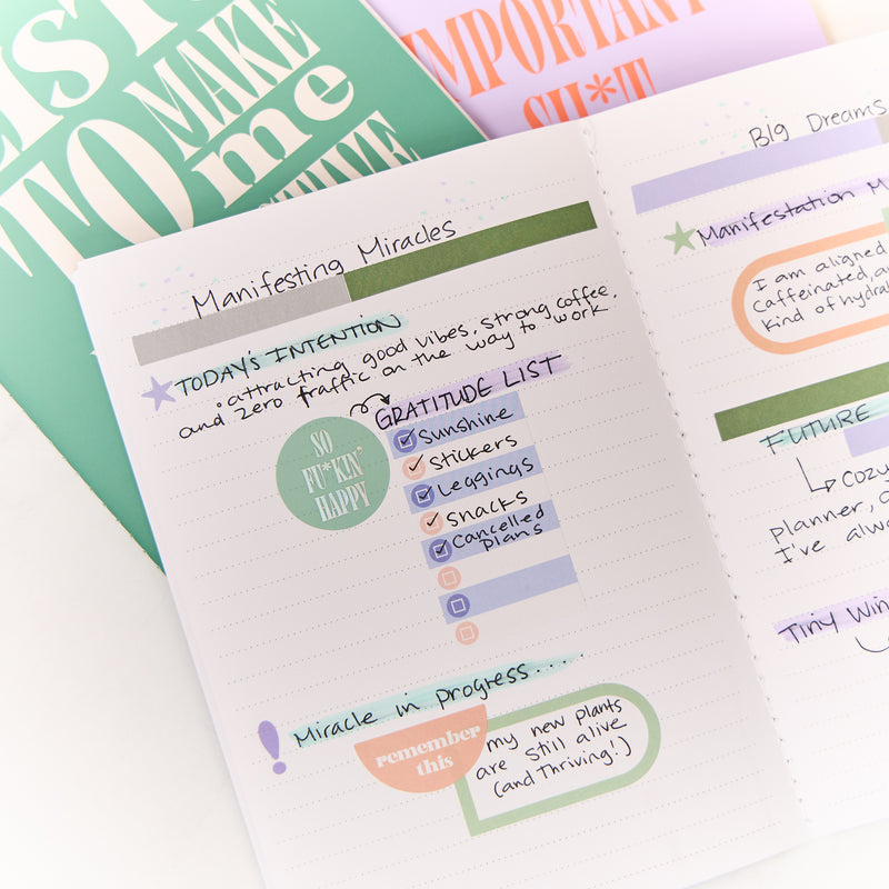 Current Mood - Small Saddle Stitch Journals - 3 Pack