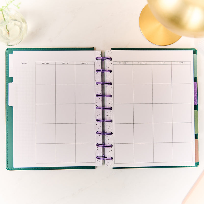 Undated SPECIALTY Current Mood Customizable Planner - Classic Vertical Layout - 12 Months