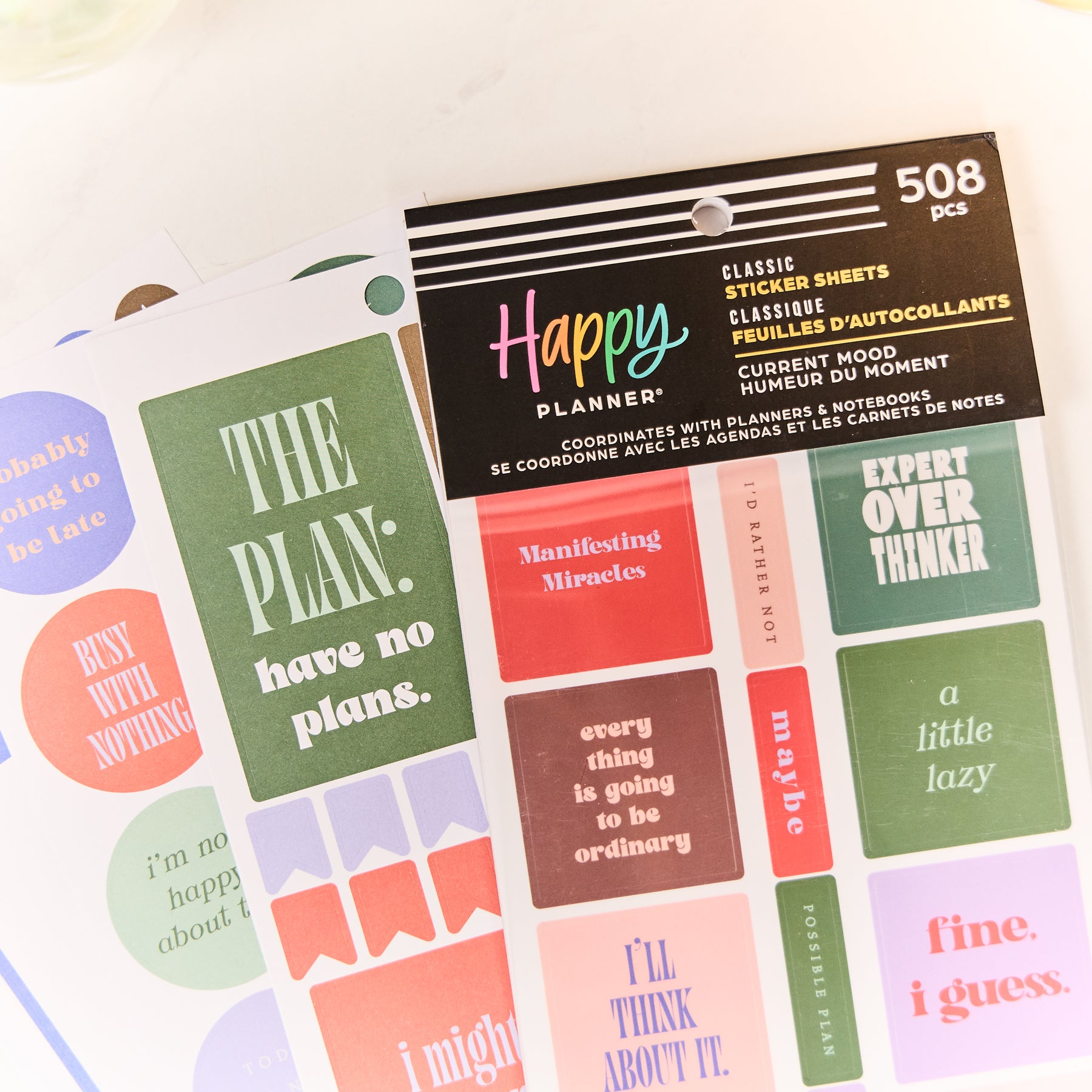 Keep Current Sticker Current Mood - Value Pack Stickers – Happy Planner
