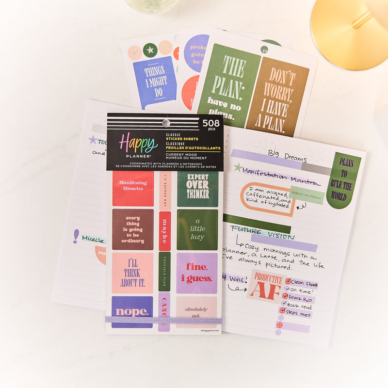 Current Mood - Value Pack Stickers – Happy Planner