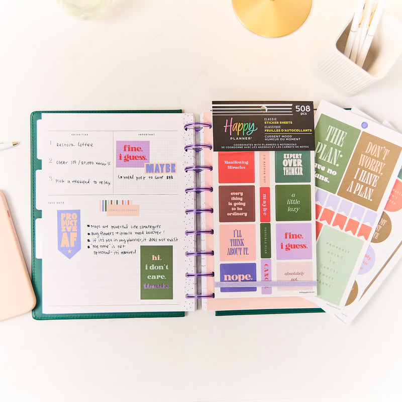 Current Mood - Value Pack Stickers – Happy Planner