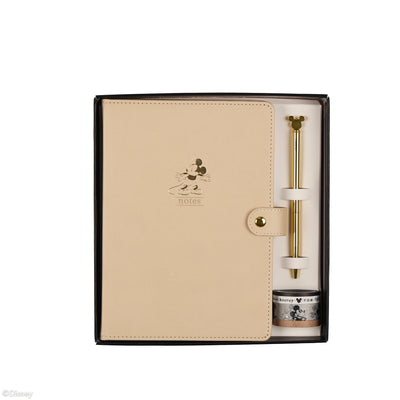 Premium Disney Mickey Mouse - Alabaster - Dot Grid Journal Gift Set