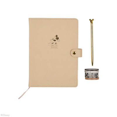 Premium Disney Mickey Mouse - Alabaster - Dot Grid Journal Gift Set