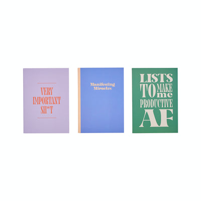 Current Mood - Small Saddle Stitch Journals - 3 Pack