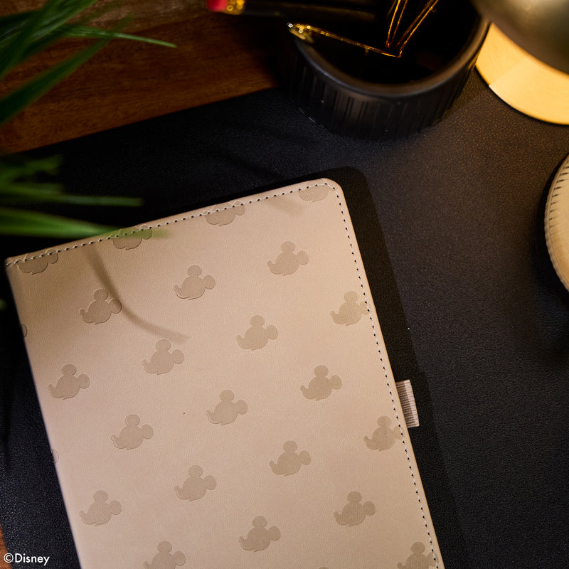 Premium Disney Mickey Mouse - Ivory - Dot Grid Book Bound Journal - 80 Sheets