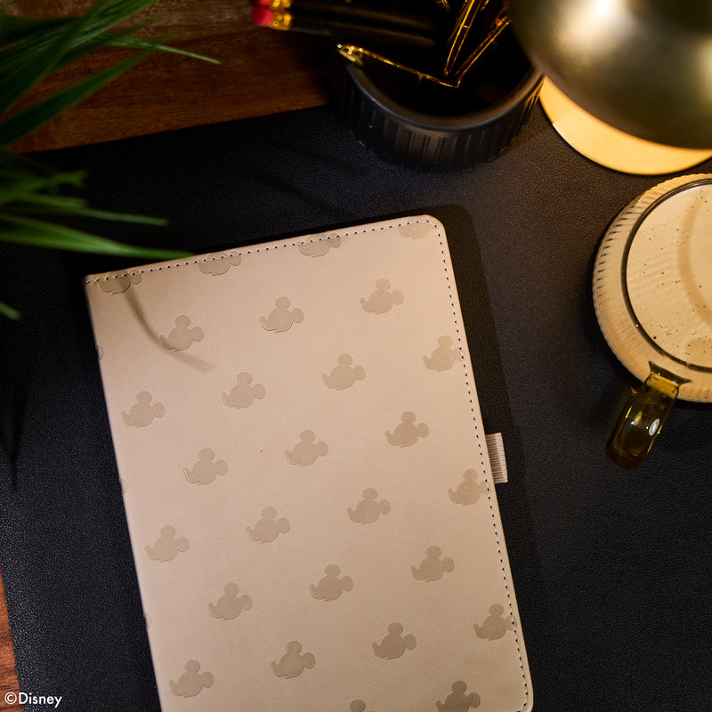 Premium Disney Mickey Mouse - Ivory - Dot Grid Book Bound Journal - 80 Sheets