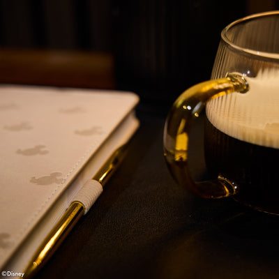 Premium Disney Mickey Mouse - Ivory - Dot Grid Book Bound Journal - 80 Sheets