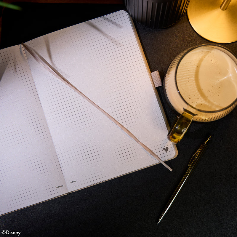 Premium Disney Mickey Mouse - Ivory - Dot Grid Book Bound Journal - 80 Sheets