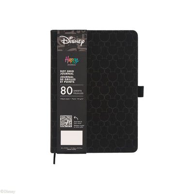 Premium Disney Mickey Mouse - Obsidian - Dot Grid Book Bound Journal - 80 Sheets