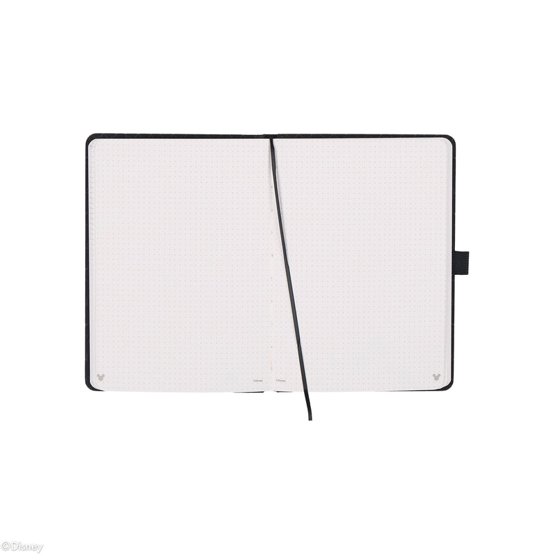 Premium Disney Mickey Mouse - Obsidian - Dot Grid Book Bound Journal - 80 Sheets