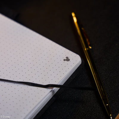 Premium Disney Mickey Mouse - Obsidian - Dot Grid Book Bound Journal - 80 Sheets