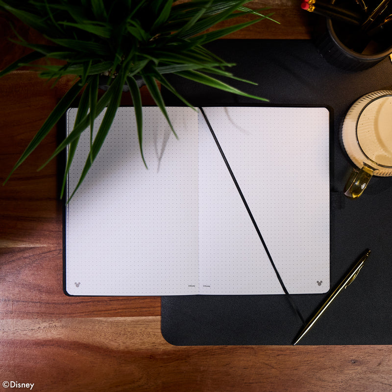 Premium Disney Mickey Mouse - Obsidian - Dot Grid Book Bound Journal - 80 Sheets