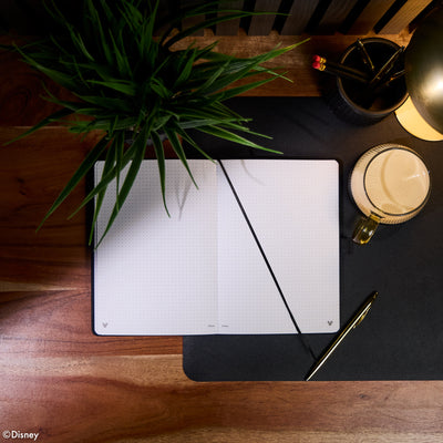 Premium Disney Mickey Mouse - Obsidian - Dot Grid Book Bound Journal - 80 Sheets