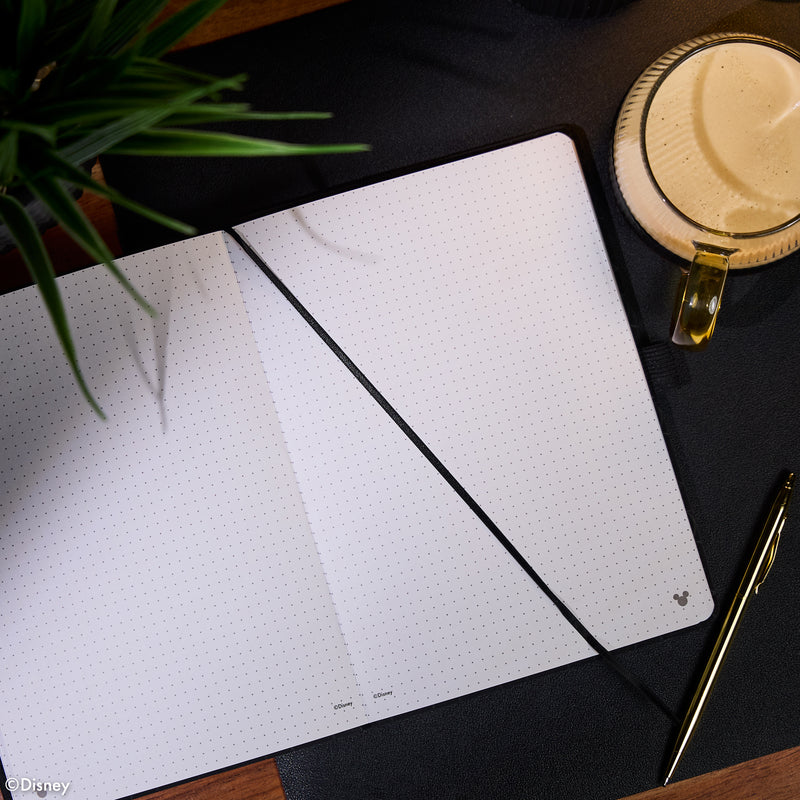 Premium Disney Mickey Mouse - Obsidian - Dot Grid Book Bound Journal - 80 Sheets
