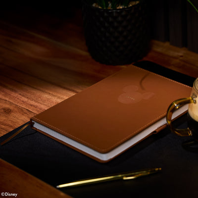 Premium Disney Mickey Mouse - Espresso - Dot Grid Book Bound Journal - 80 Sheets