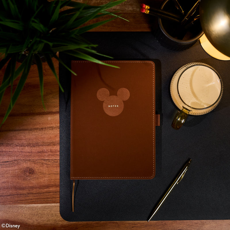 Premium Disney Mickey Mouse - Espresso - Dot Grid Book Bound Journal - 80 Sheets