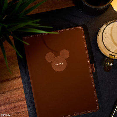 Premium Disney Mickey Mouse - Espresso - Dot Grid Book Bound Journal - 80 Sheets