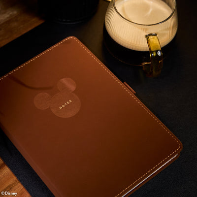 Premium Disney Mickey Mouse - Espresso - Dot Grid Book Bound Journal - 80 Sheets